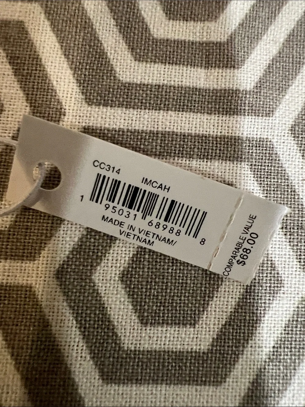 Coach “Bad Girls Club” Leather Circle Key Charm - White & Black